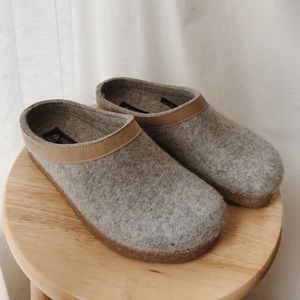 Haflinger Pure Wool Clogs 39